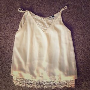 Off white lace cami